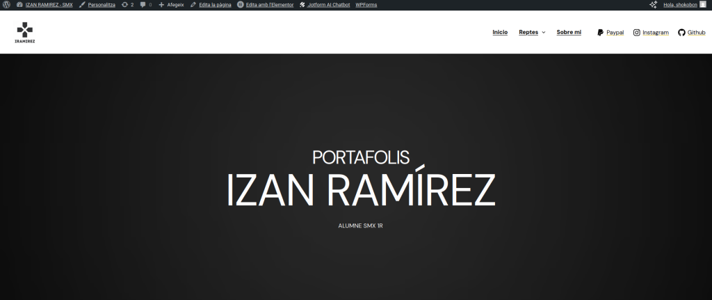 Accés a totes les plataformes web wp